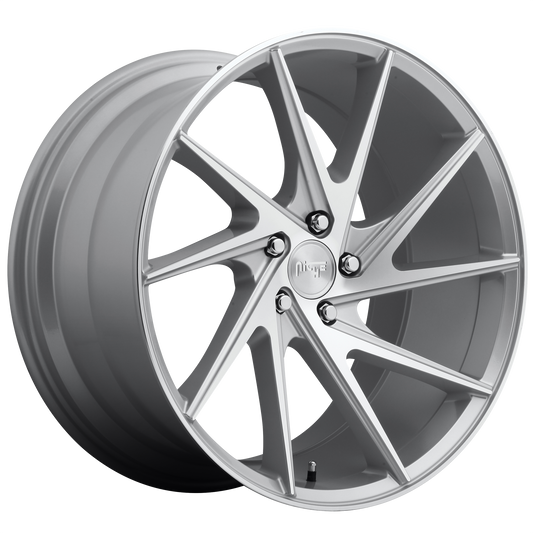 INVERT 20x9 5x114.30 GLOSS SILVER MACHINED (35 mm) - Tires and Engine Performance