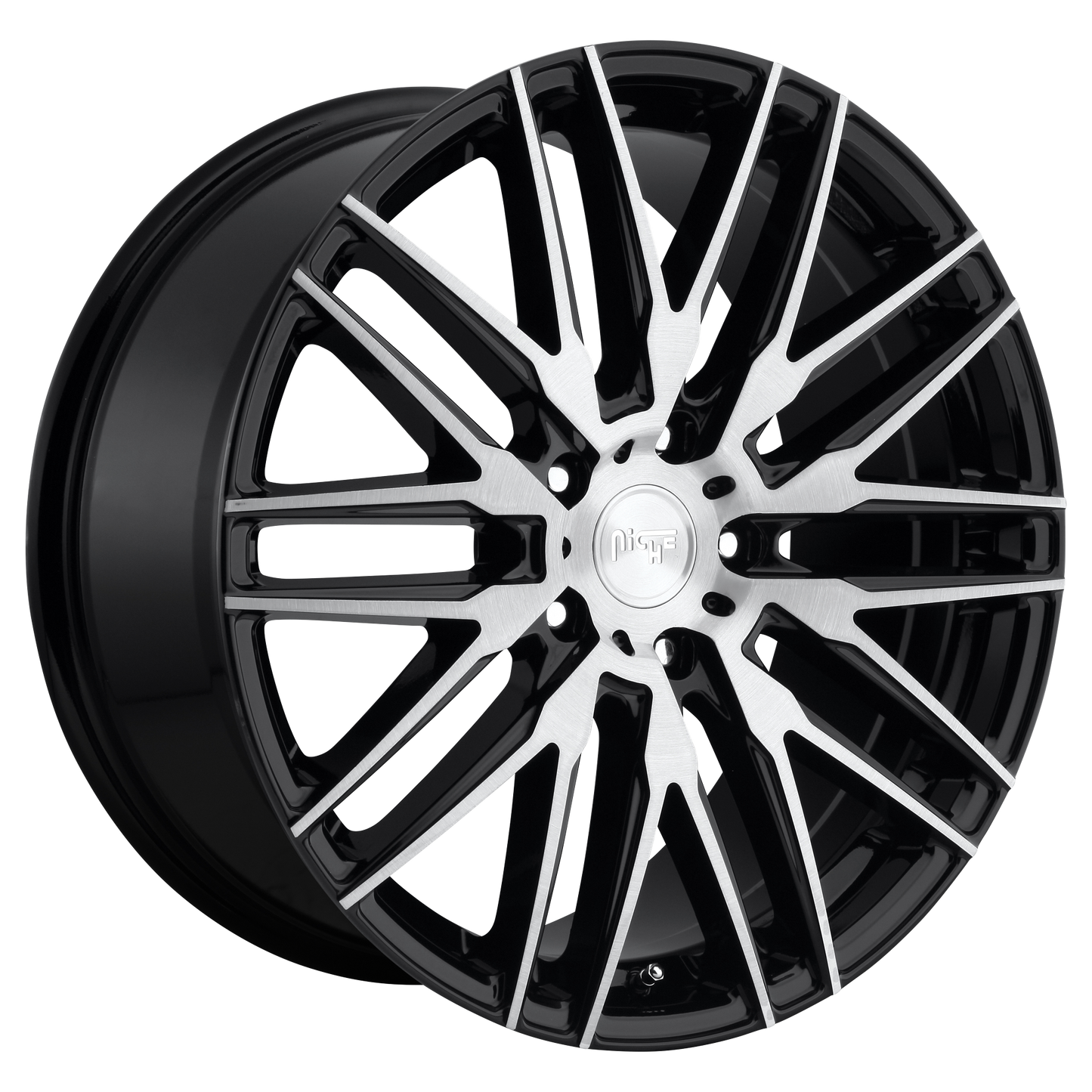 ANZIO 20x9 5x114.30 GLOSS BLACK BRUSHED (35 mm) - Tires and Engine Performance