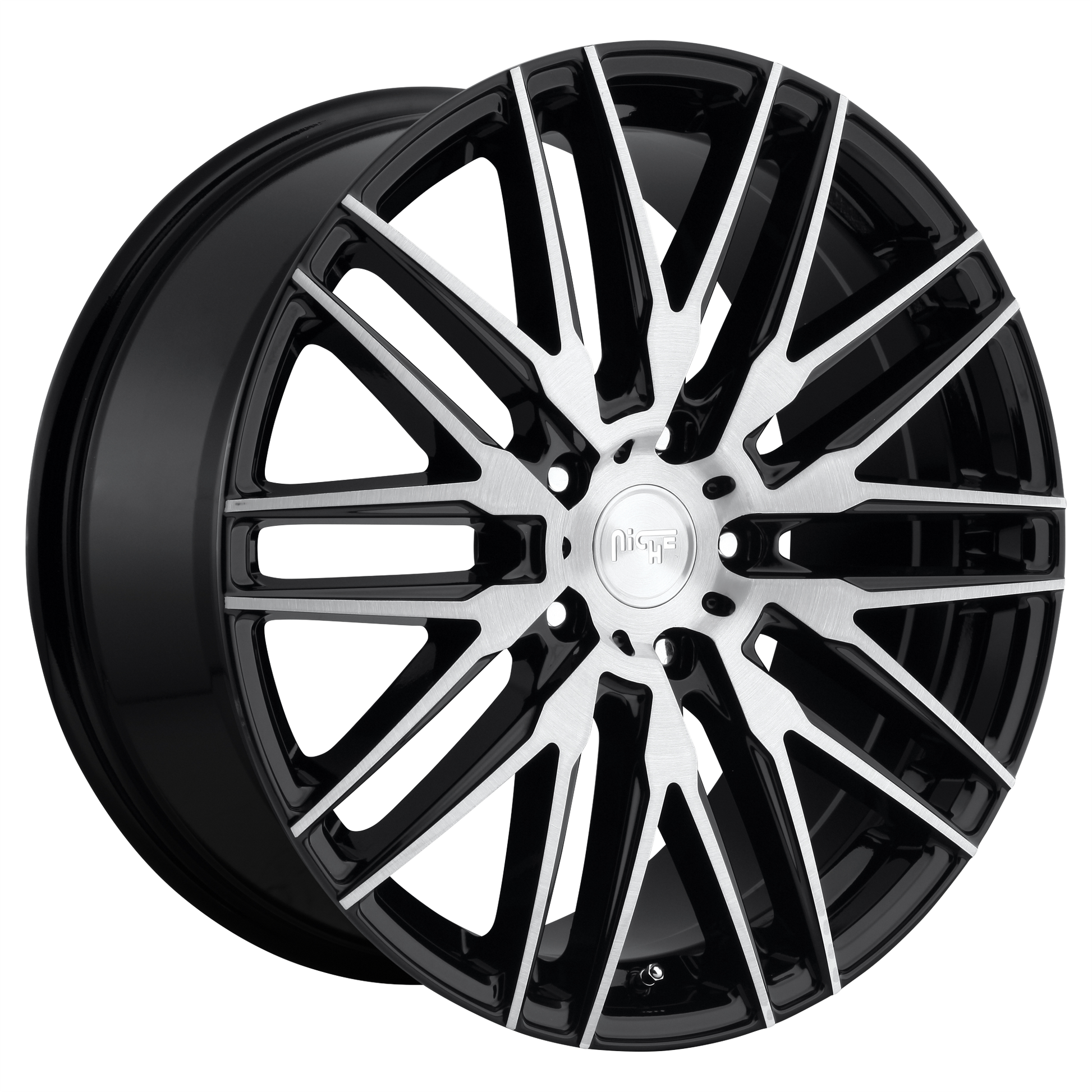 ANZIO 20x9 5x114.30 GLOSS BLACK BRUSHED (35 mm) - Tires and Engine Performance