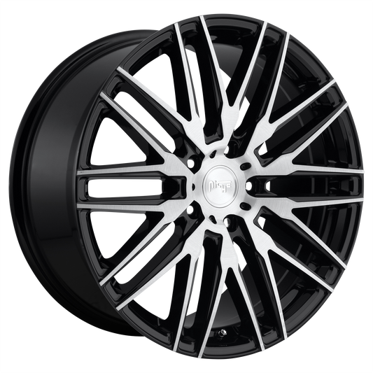 ANZIO 22x9 5x114.30 GLOSS BLACK BRUSHED (38 mm) - Tires and Engine Performance