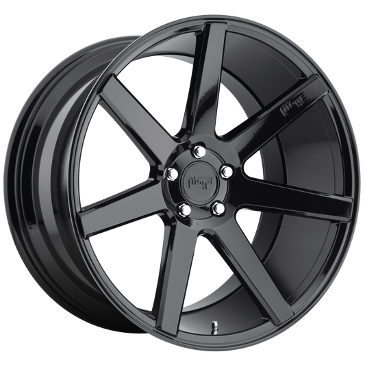VERONA 20x9 5x115.00 GLOSS BLACK (38 mm) - Tires and Engine Performance