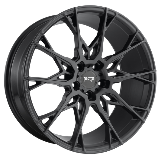 STACCATO 19x8.5 5x112.00 MATTE BLACK (42 mm) - Tires and Engine Performance