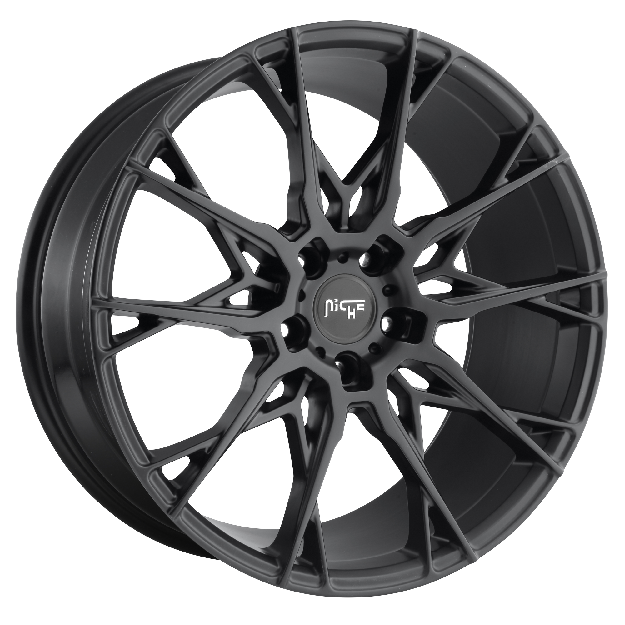 STACCATO 18x8.5 5x114.30 MATTE BLACK (35 mm) - Tires and Engine Performance