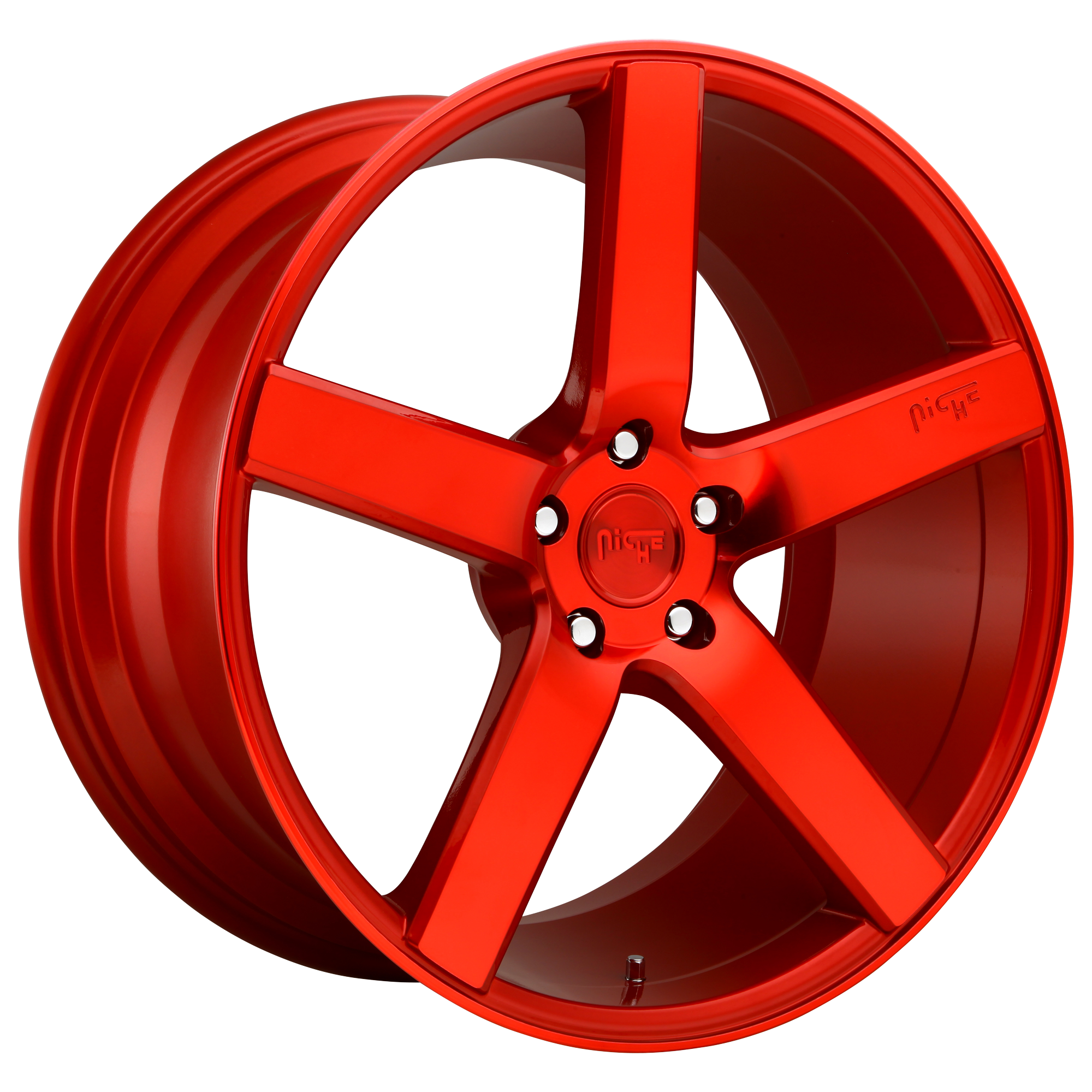 MILAN 20x10 5x114.30 CANDY RED (40 mm) - Tires and Engine Performance