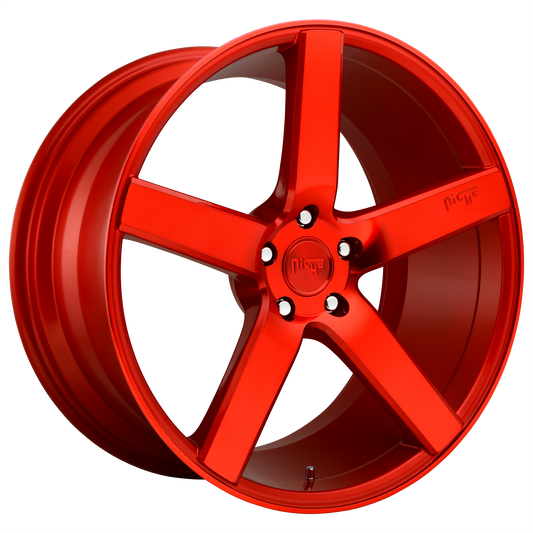MILAN 20x8.5 5x114.30 CANDY RED (35 mm) - Tires and Engine Performance