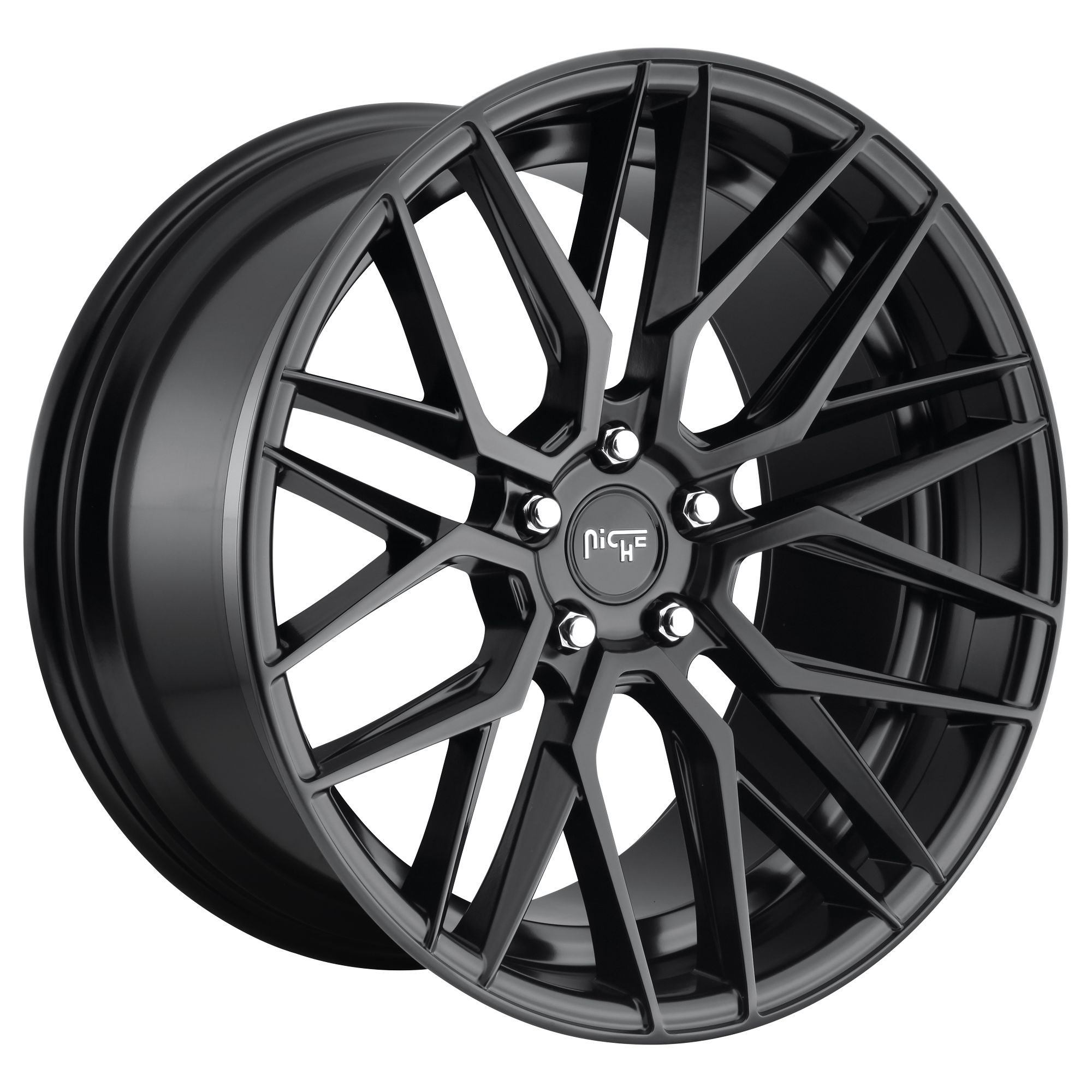 GAMMA 19x9.5 5x112.00 MATTE BLACK (48 mm) - Tires and Engine Performance