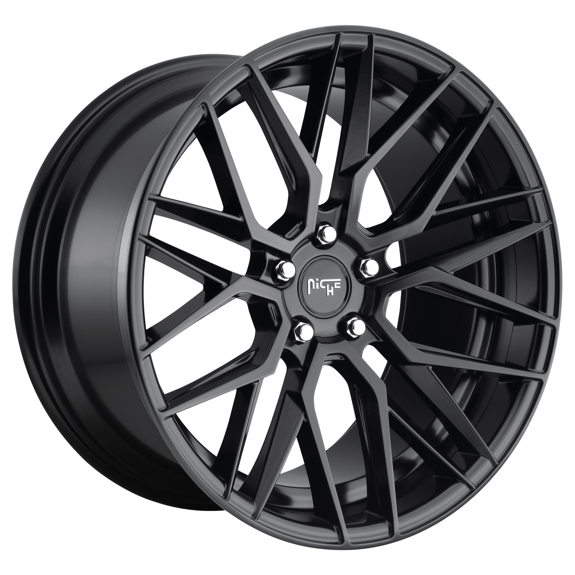 GAMMA 20x10.5 5x112.00 MATTE BLACK (40 mm) - Tires and Engine Performance