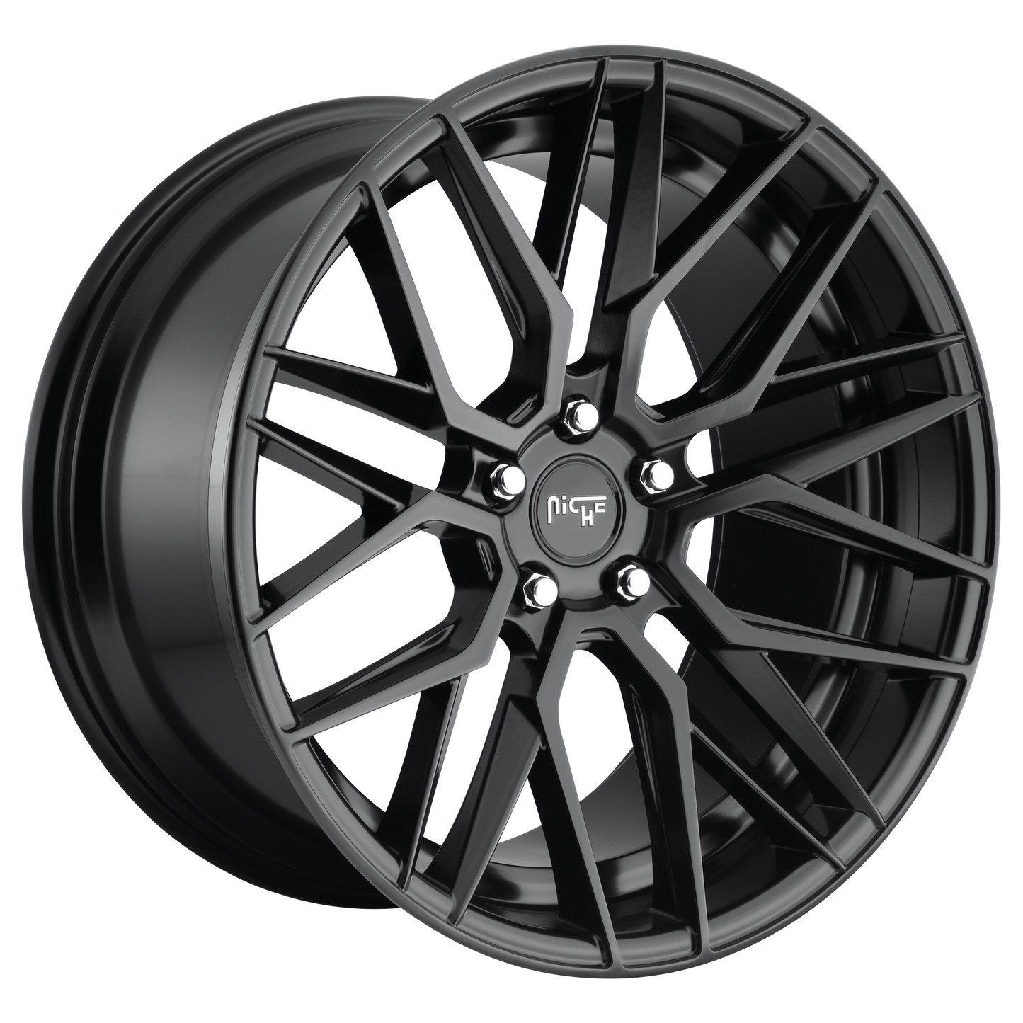 GAMMA 20x10.5 5x114.30 MATTE BLACK (40 mm) - Tires and Engine Performance