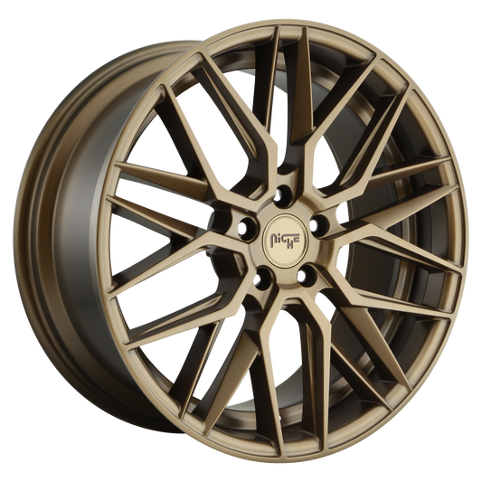 GAMMA 19x8.5 5x114.30 MATTE BRONZE (35 mm) - Tires and Engine Performance