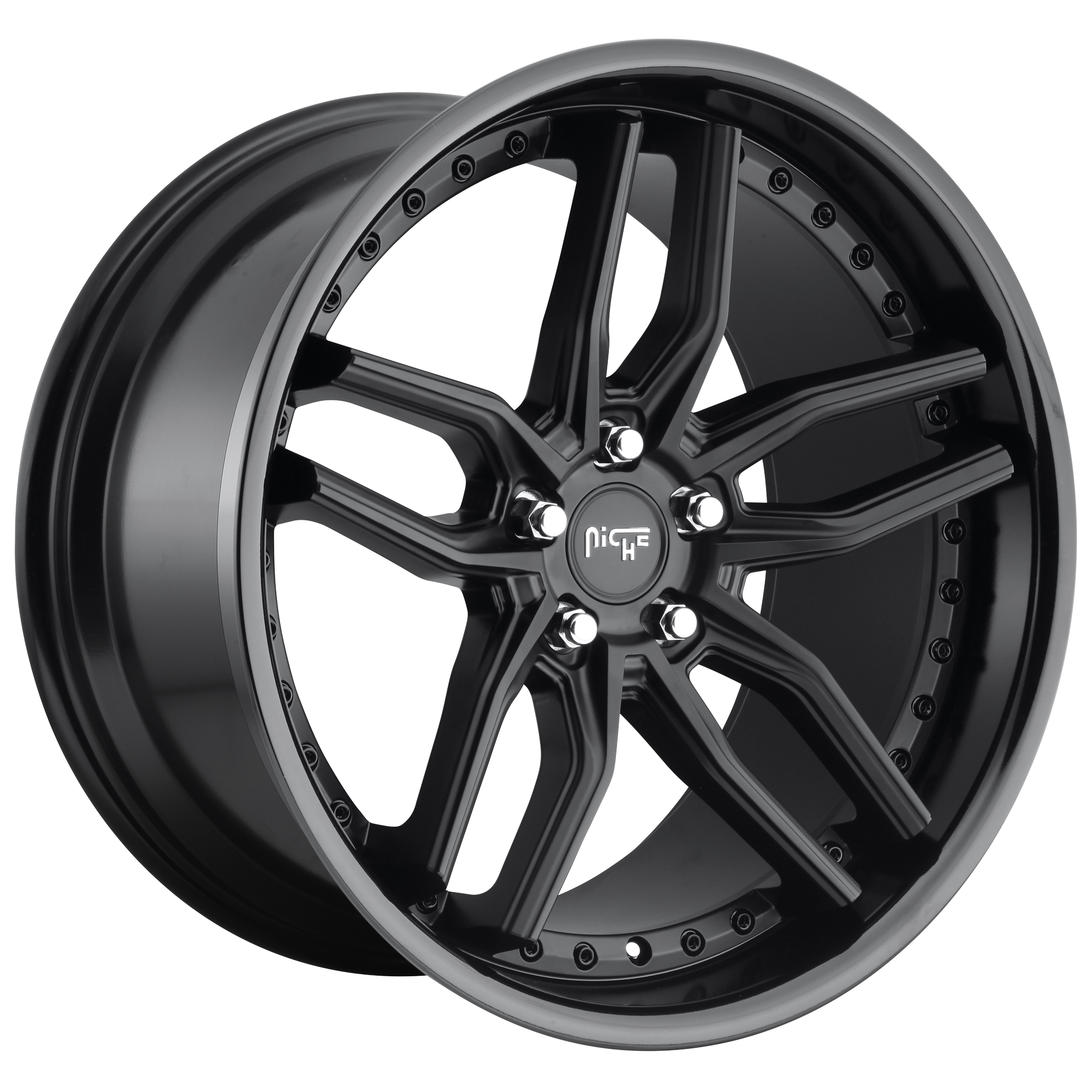 METHOS 19x8.5 5x114.30 GLOSS BLACK MATTE BLACK (35 mm) - Tires and Engine Performance