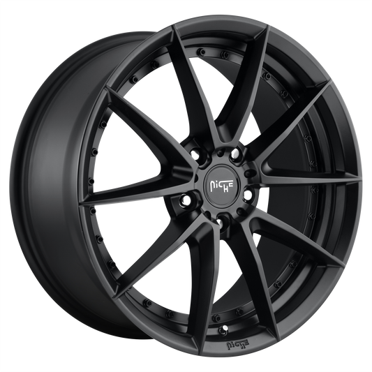 SECTOR 20x10.5 5x120.00 MATTE BLACK (35 mm) - Tires and Engine Performance