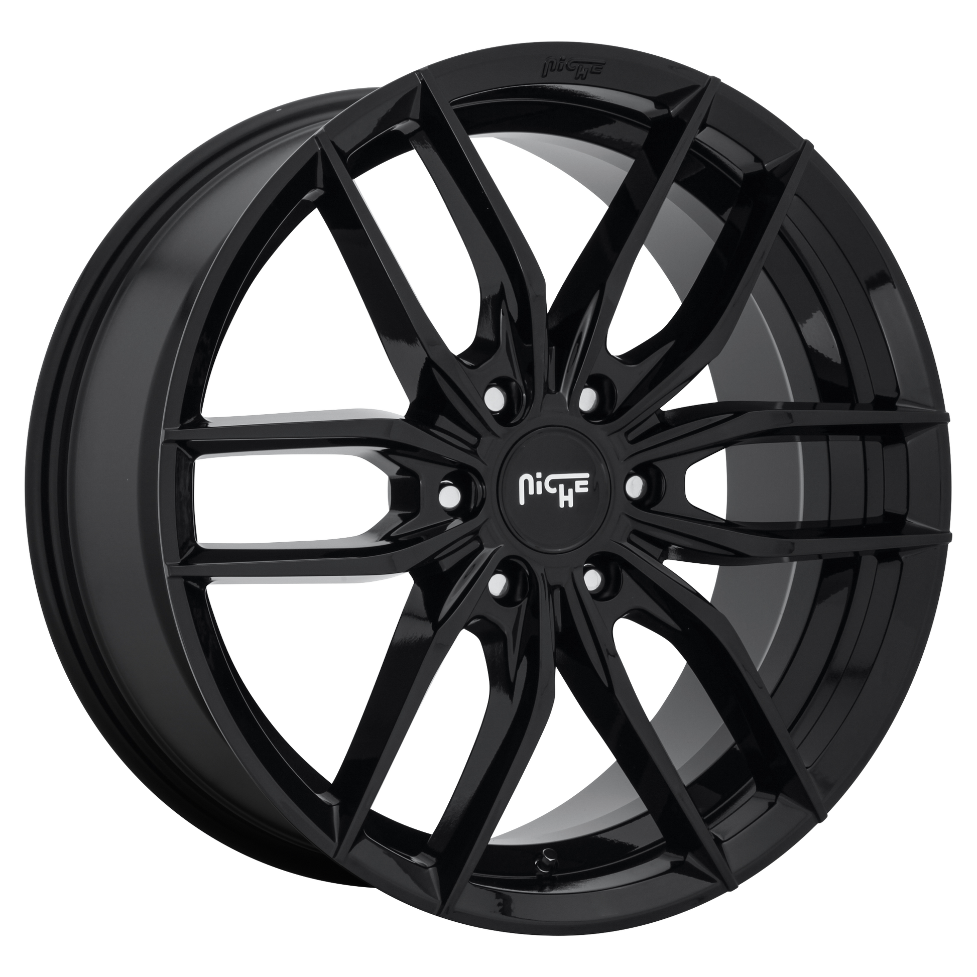 VOSSO 20x9 6x132.00 GLOSS BLACK (35 mm) - Tires and Engine Performance