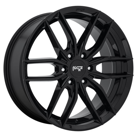 VOSSO 20x9 6x132.00 GLOSS BLACK (35 mm) - Tires and Engine Performance