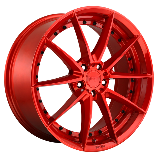 SECTOR 20x9 5x114.30 CANDY RED (35 mm) - Tires and Engine Performance