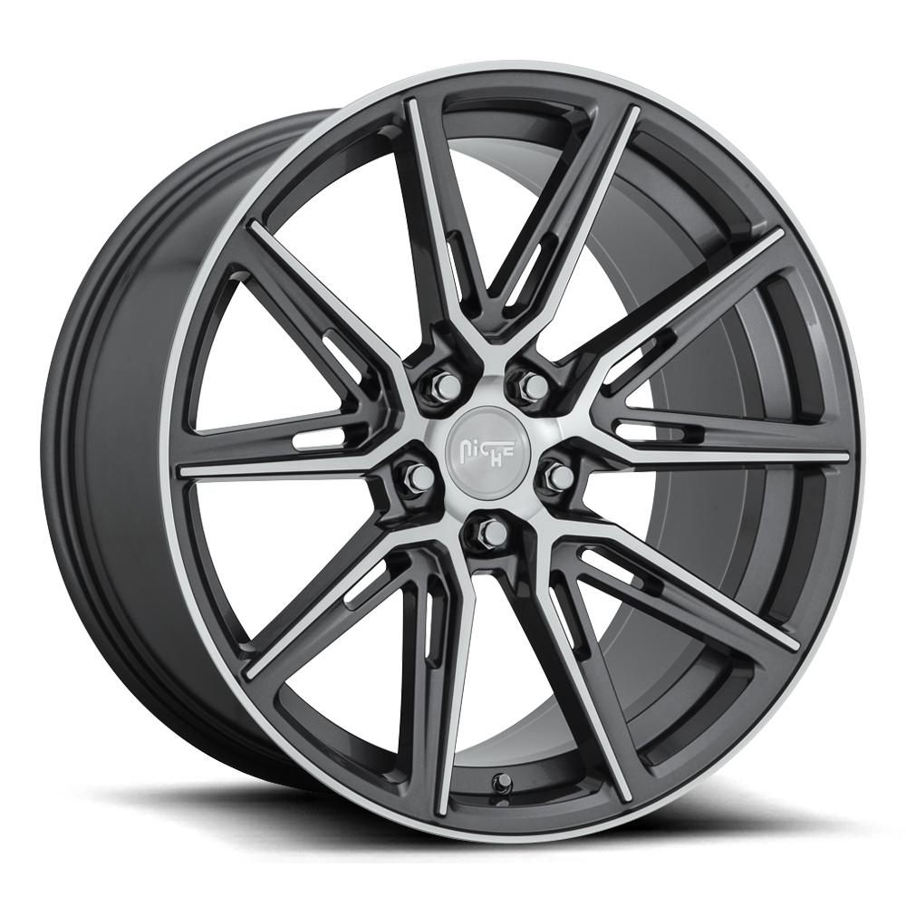 GEMELLO 20x9 5x115.00 GLOSS ANTHRACITE MACHINED (18 mm) - Tires and Engine Performance