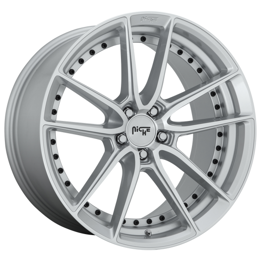 DFS 20x9 5x115.00 GLOSS SILVER MACHINED (18 mm) - Tires and Engine Performance