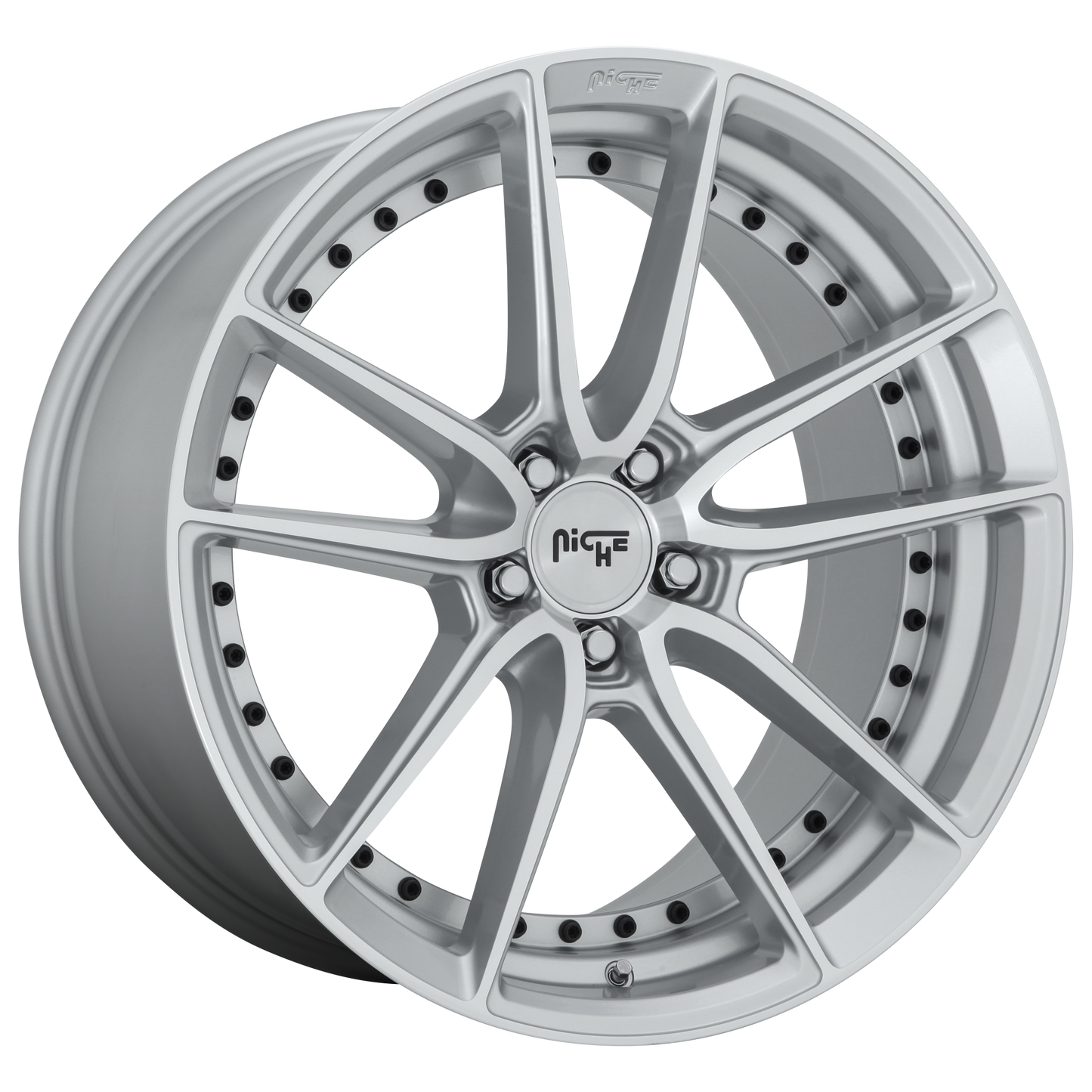 DFS 22x10.5 5x115.00 GLOSS SILVER MACHINED (20 mm) - Tires and Engine Performance