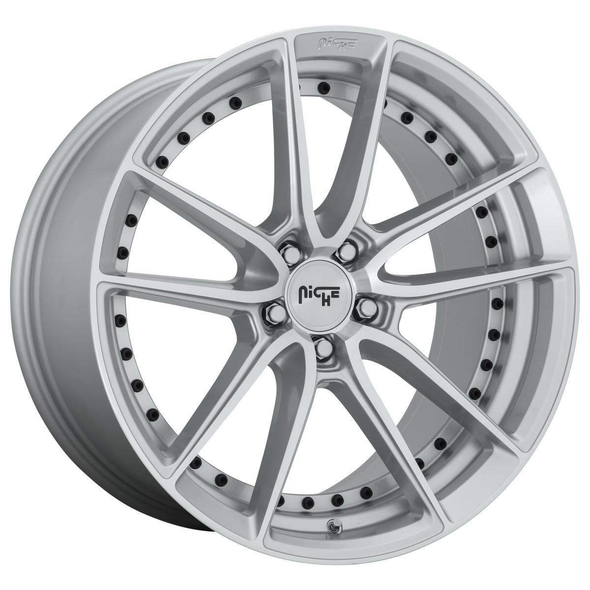 DFS 22x10.5 5x115.00 GLOSS SILVER MACHINED (20 mm) - Tires and Engine Performance