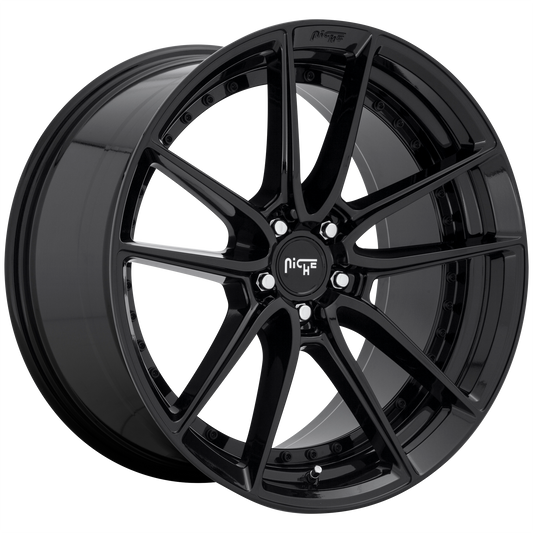 DFS 19x8.5 5x114.30 GLOSS BLACK (35 mm) - Tires and Engine Performance