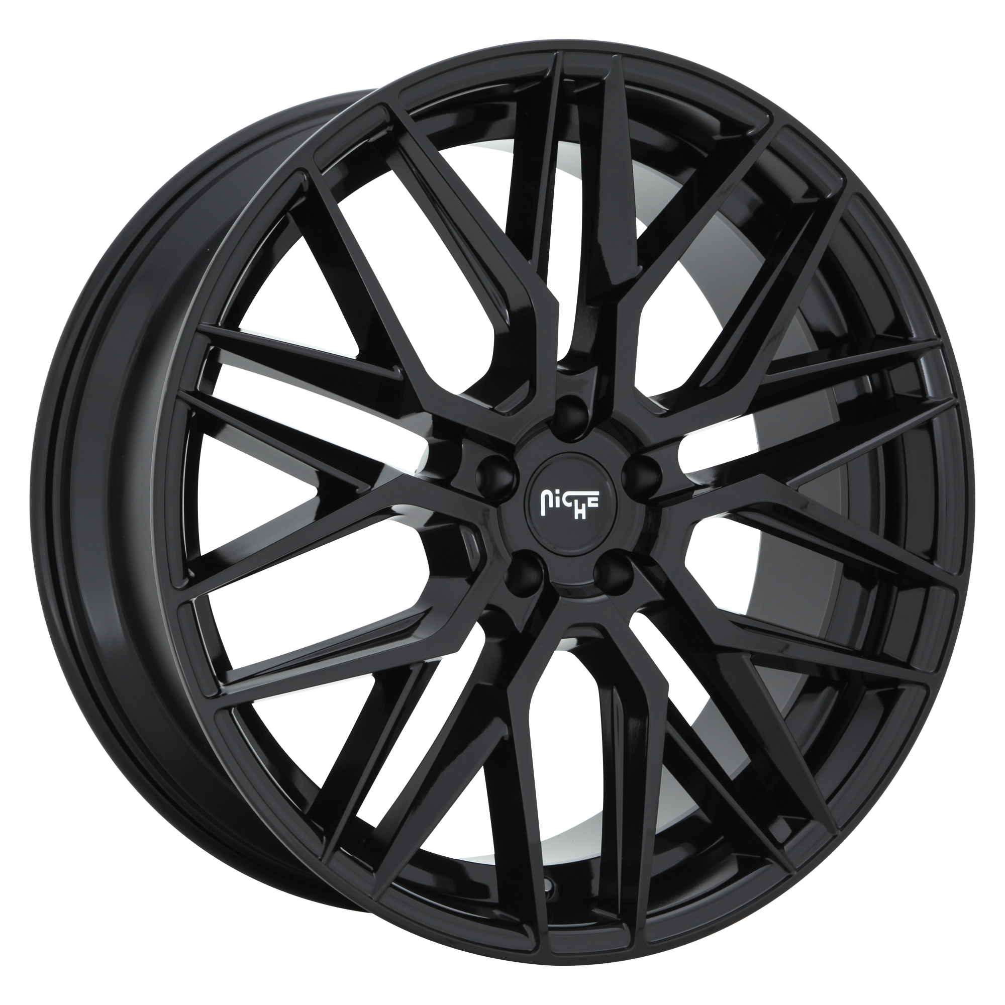 GAMMA 22x9 5x112.00 GLOSS BLACK (38 mm) - Tires and Engine Performance