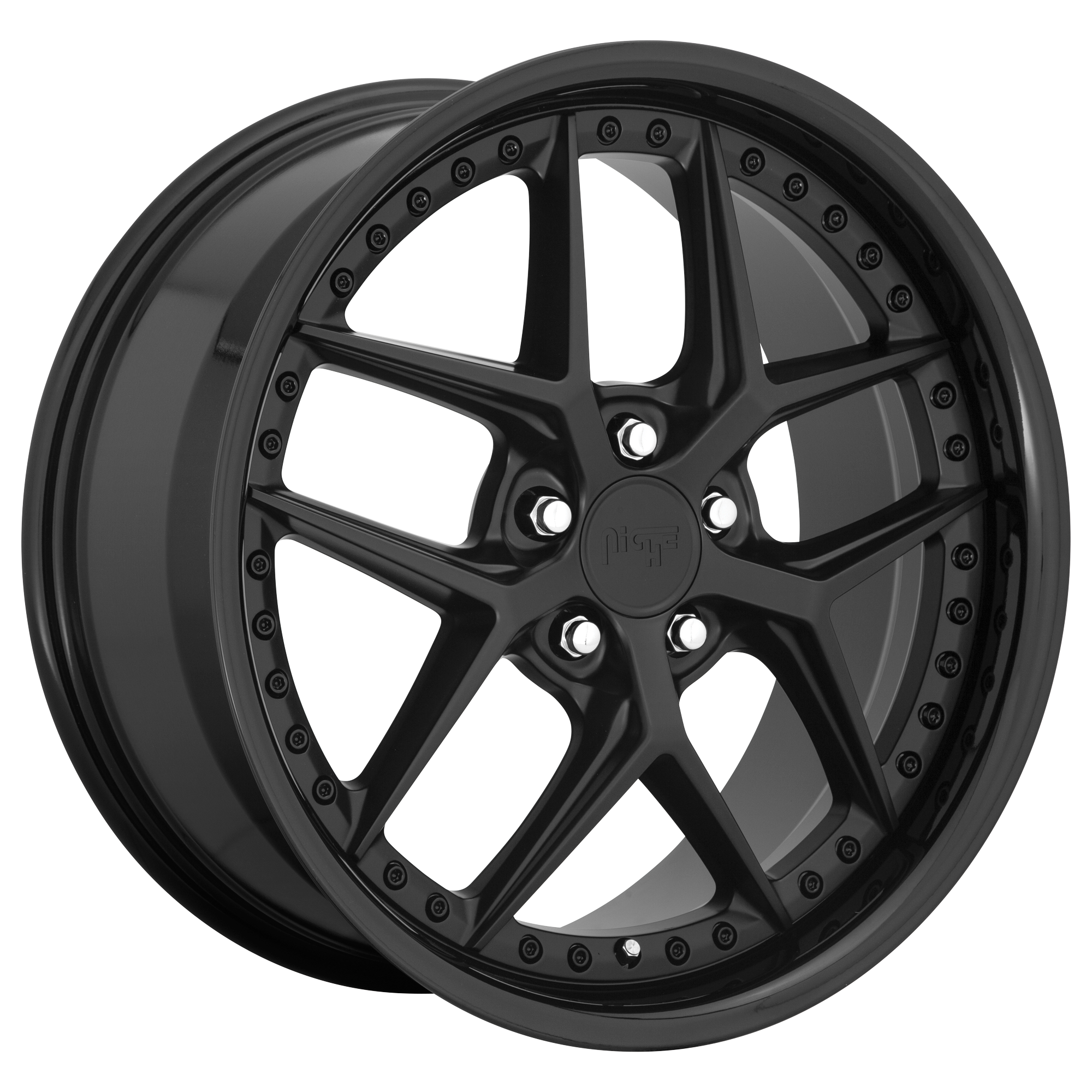 VICE 19x8.5 5x112.00 GLOSS BLACK MATTE BLACK (42 mm) - Tires and Engine Performance