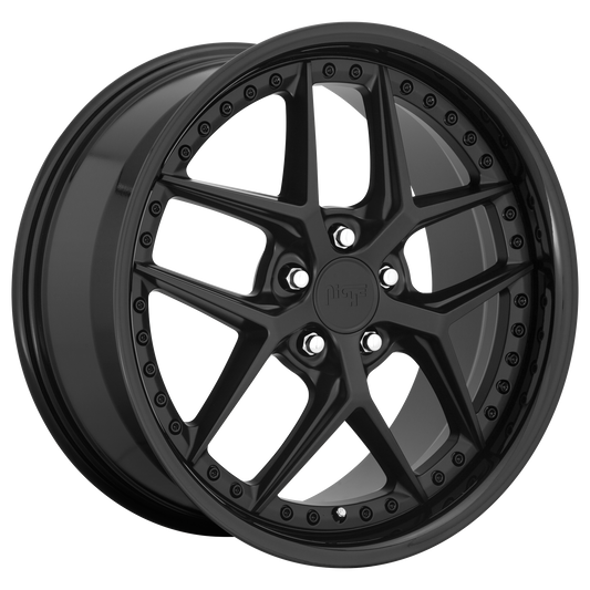 VICE 19x9.5 5x112.00 GLOSS BLACK MATTE BLACK (48 mm) - Tires and Engine Performance