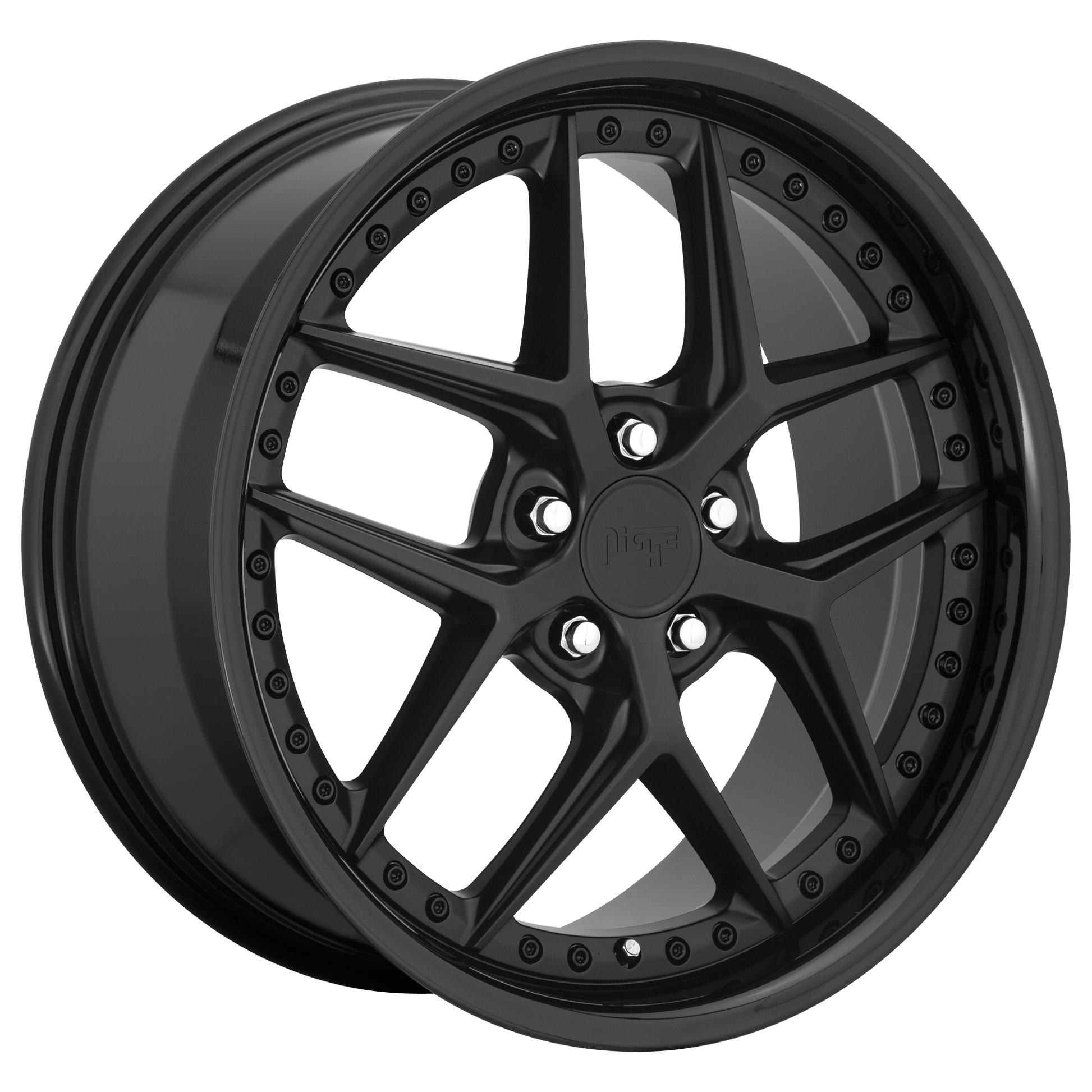 VICE 20x9 5x112.00 GLOSS BLACK MATTE BLACK (38 mm) - Tires and Engine Performance