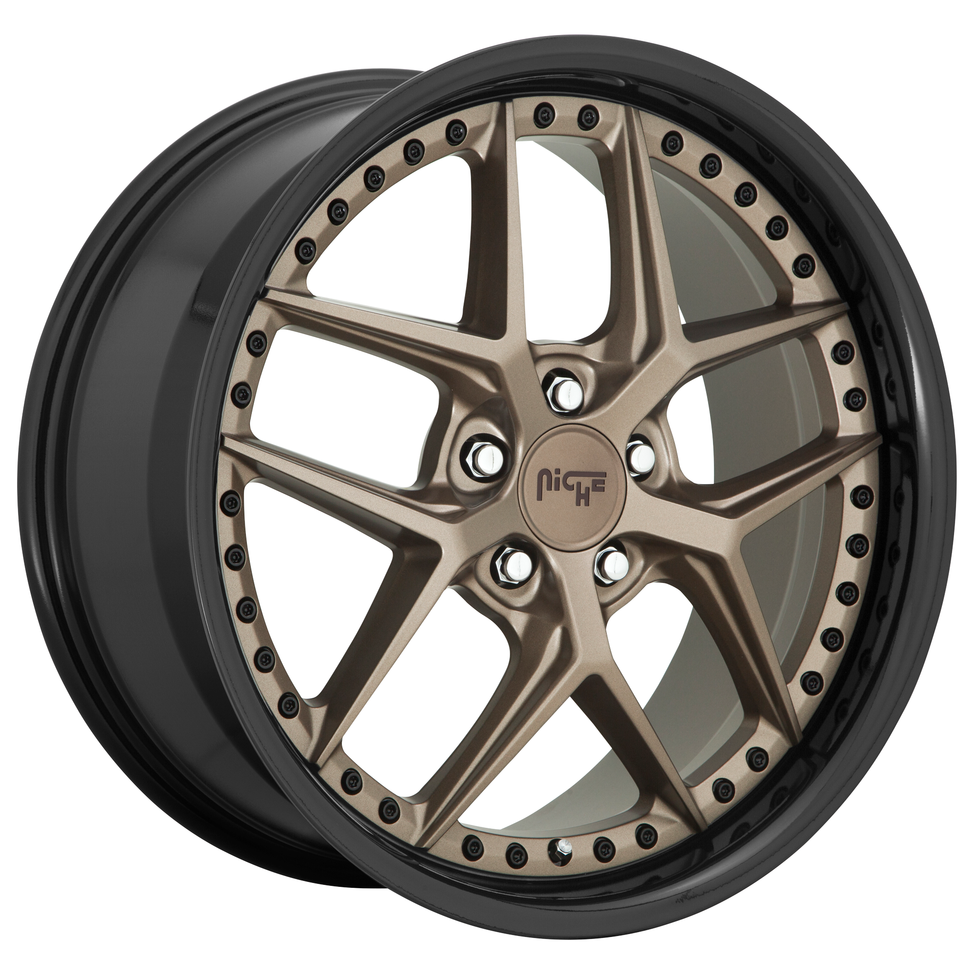 VICE 20x10.5 5x112.00 MATTE BRONZE BLACK BEAD RING (40 mm) - Tires and Engine Performance