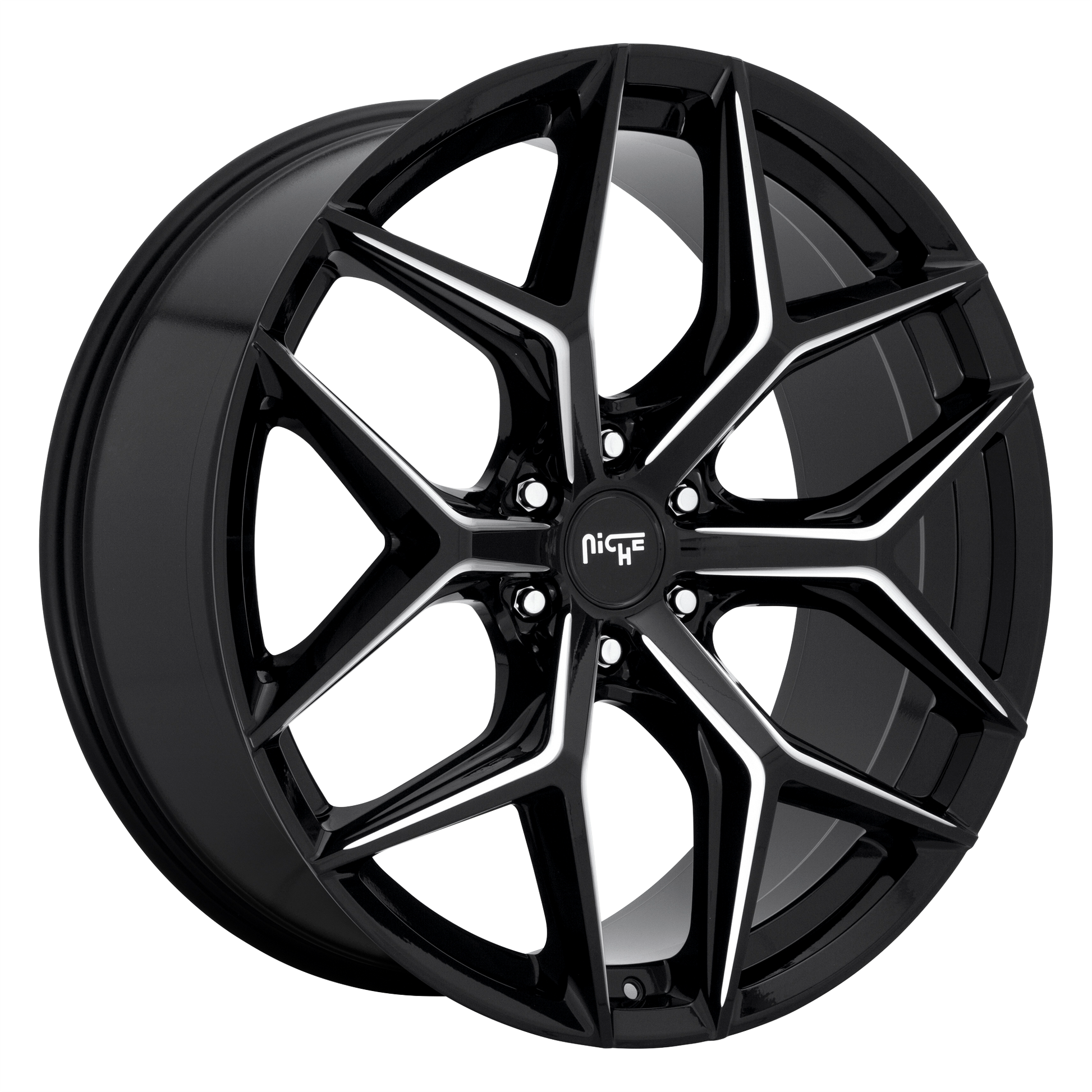 VICE SUV 24x10 6x135.00 GLOSS BLACK MILLED (30 mm) - Tires and Engine Performance