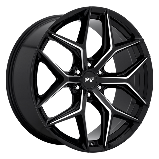 VICE SUV 24x10 6x139.70 GLOSS BLACK MILLED (30 mm) - Tires and Engine Performance