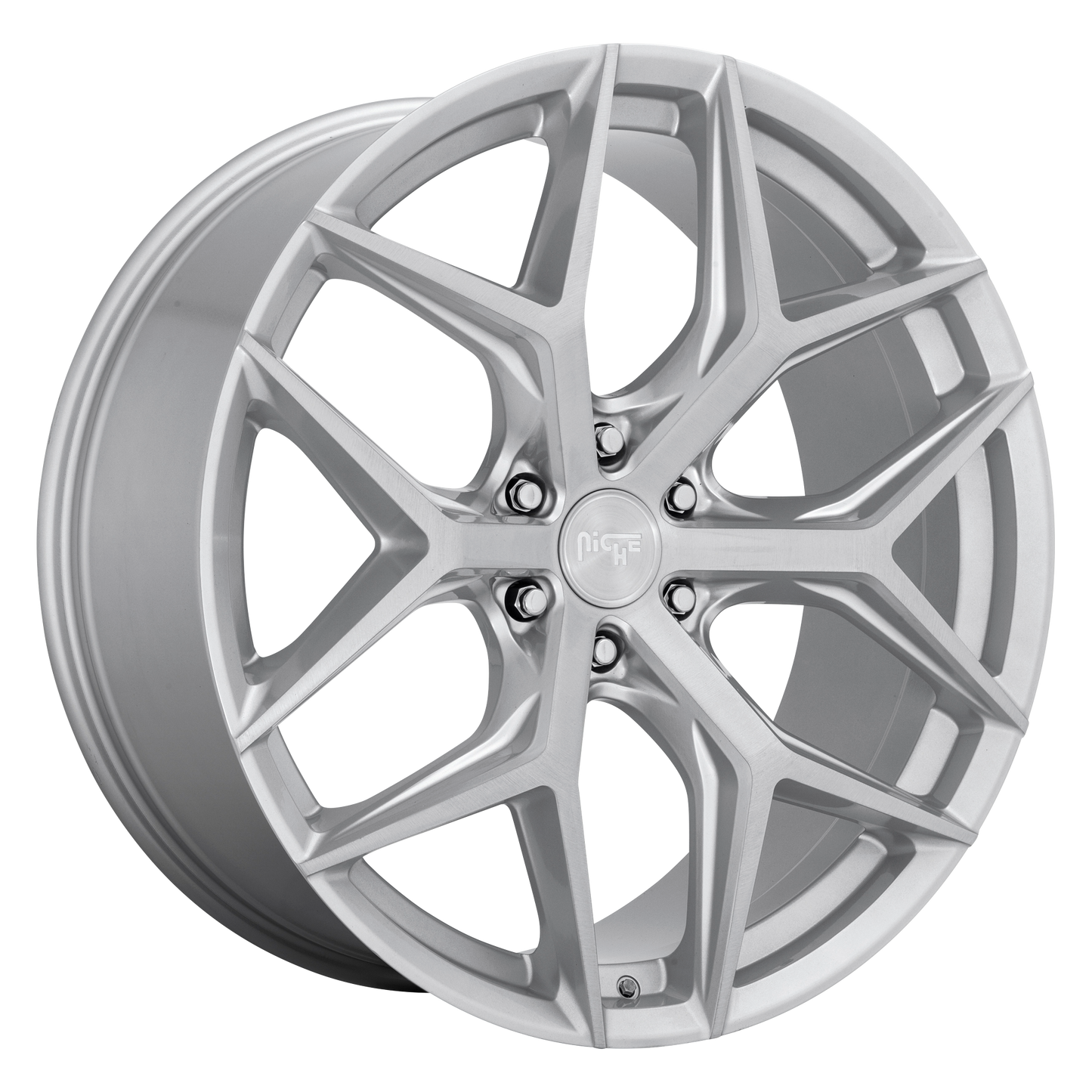 VICE SUV 24x10 6x139.70 GLOSS SILVER BRUSHED (30 mm) - Tires and Engine Performance