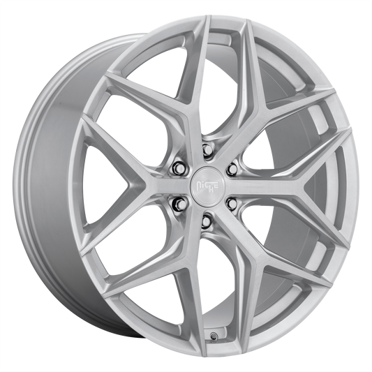VICE SUV 24x10 6x135.00 GLOSS SILVER BRUSHED (30 mm) - Tires and Engine Performance