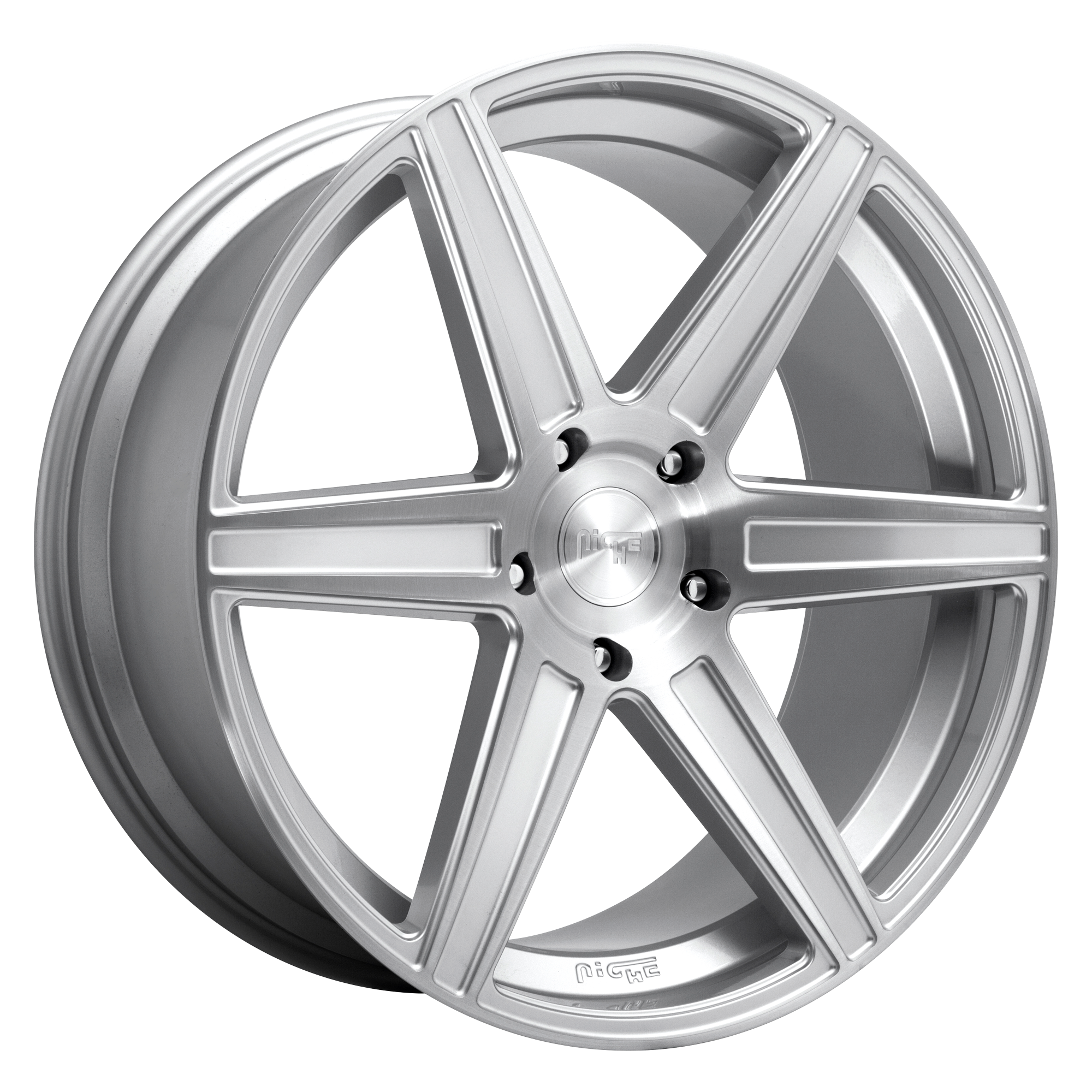 CARINA 22x9.5 5x150.00 GLOSS SILVER BRUSHED (30 mm) - Tires and Engine Performance