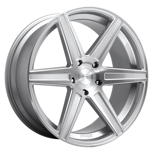 CARINA 22x9.5 5x150.00 GLOSS SILVER BRUSHED (30 mm) - Tires and Engine Performance