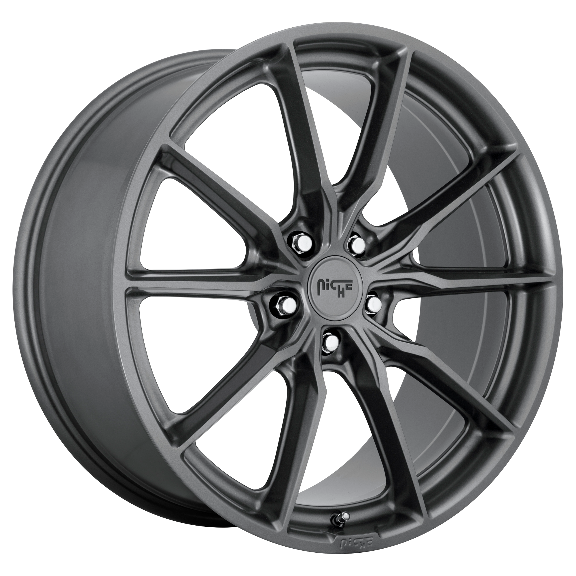 RAINIER 18x8 5x114.30 MATTE ANTHRACITE (40 mm) - Tires and Engine Performance