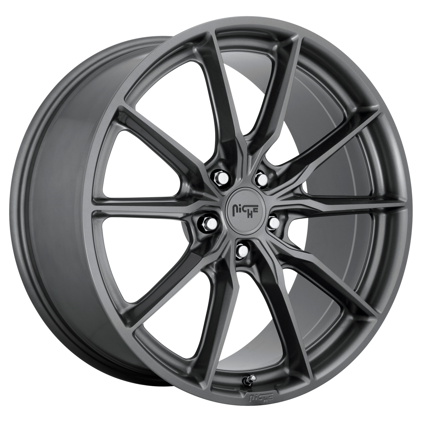 RAINIER 22x9 5x114.30 MATTE ANTHRACITE (42 mm) - Tires and Engine Performance