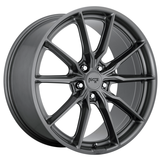 RAINIER 22x9 5x114.30 MATTE ANTHRACITE (42 mm) - Tires and Engine Performance