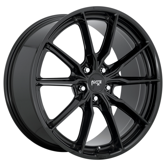 RAINIER 22x9 5x114.30 GLOSS BLACK (42 mm) - Tires and Engine Performance