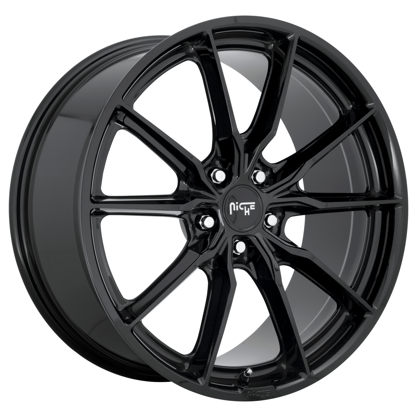 RAINIER 22x10.5 5x120.00 GLOSS BLACK (40 mm) - Tires and Engine Performance