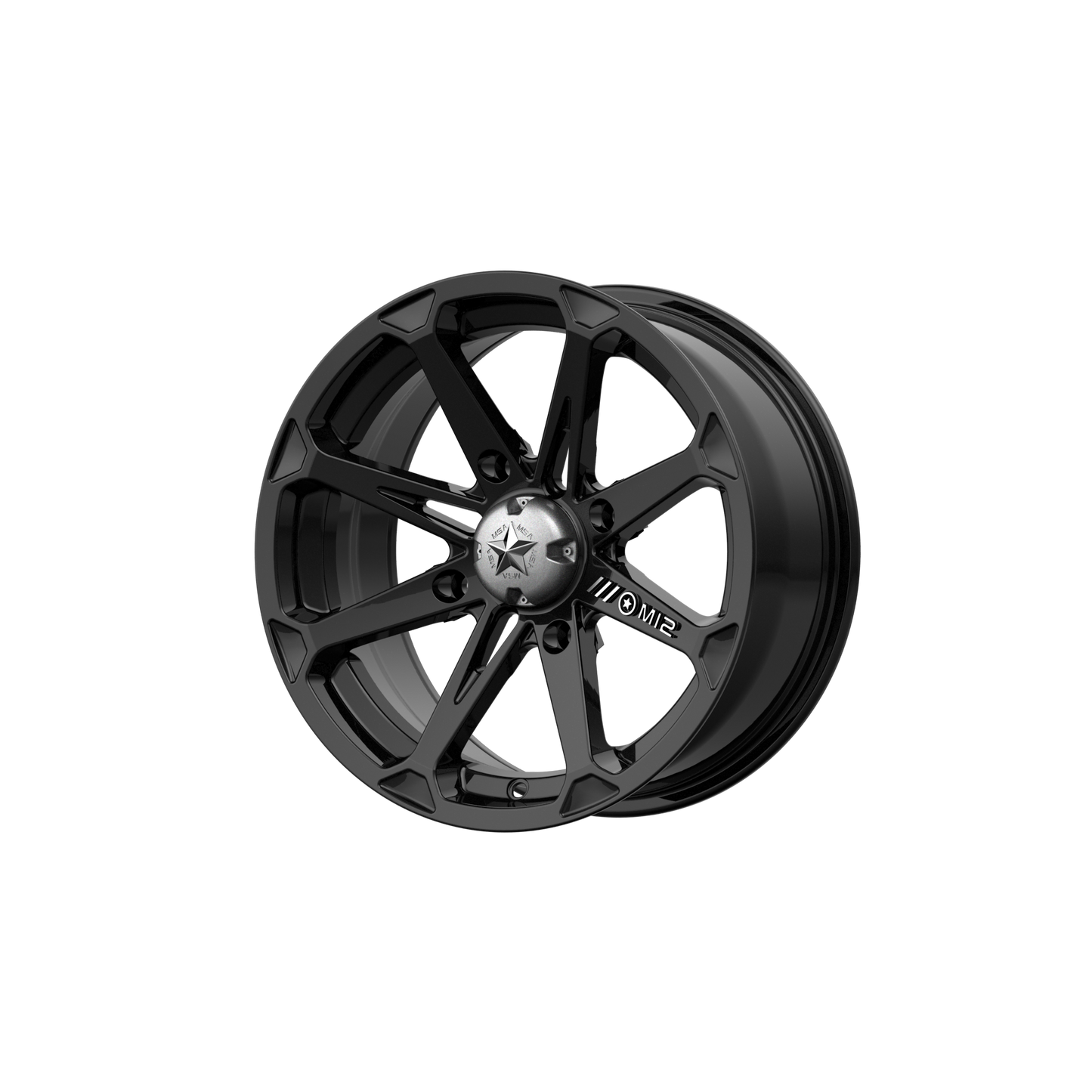 DIESEL 20x7 4x156.00 GLOSS BLACK (10 mm) - Tires and Engine Performance