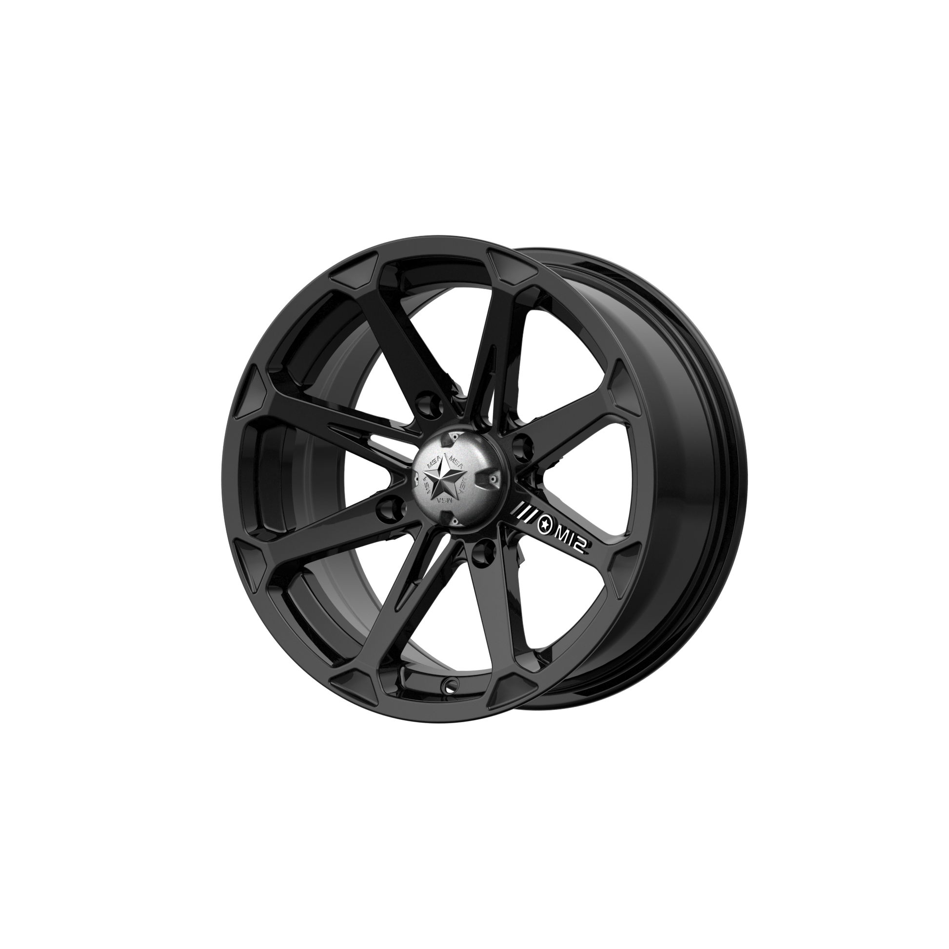 DIESEL 22x7 4x156.00 GLOSS BLACK (10 mm) - Tires and Engine Performance