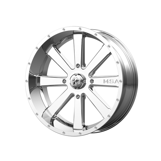 FLASH 20x7 4x156.00 CHROME (0 mm) - Tires and Engine Performance