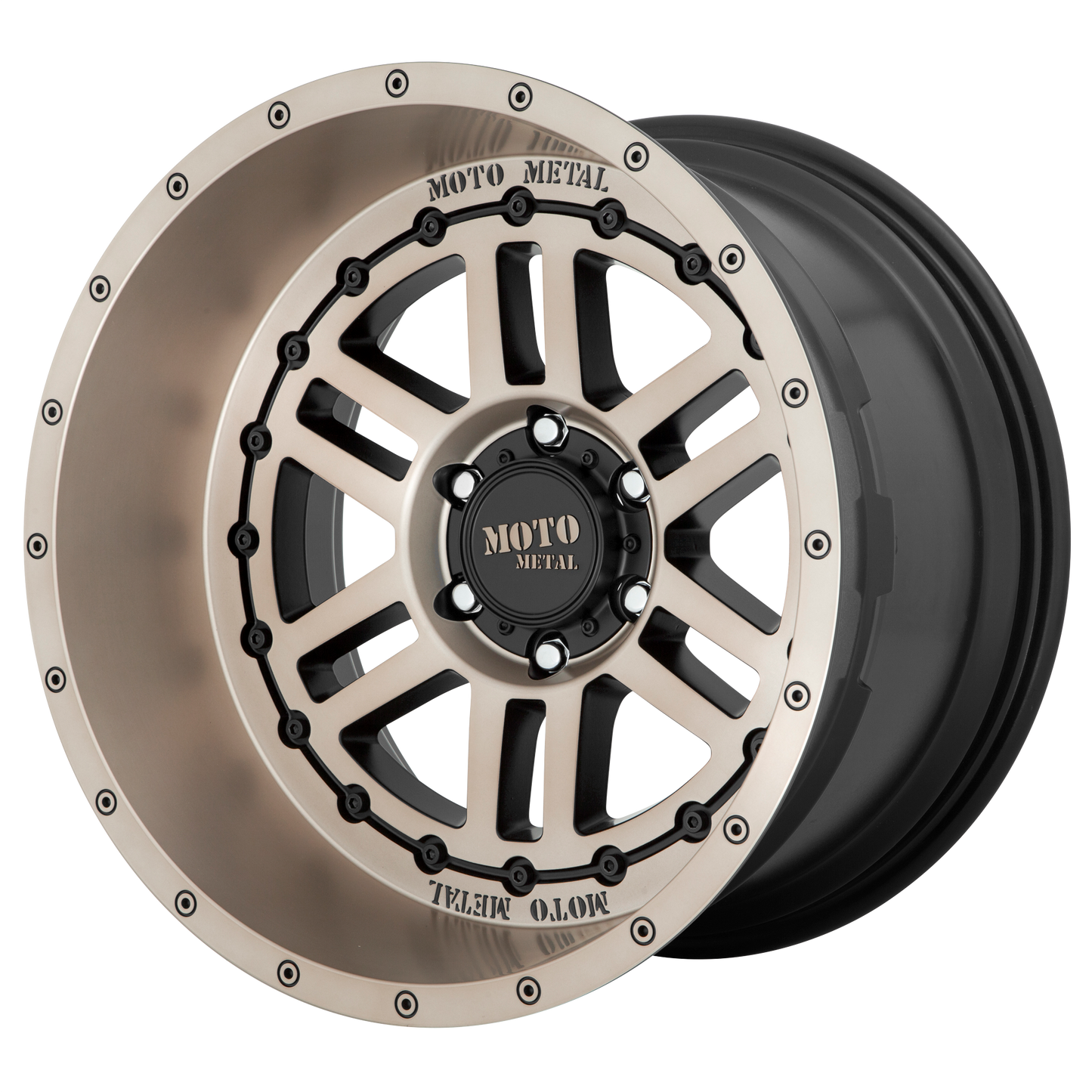 DEEP SIX 20x10 6x135.00 SATIN BLACK W/ BRONZE TINT (-18 mm) - Tires and Engine Performance