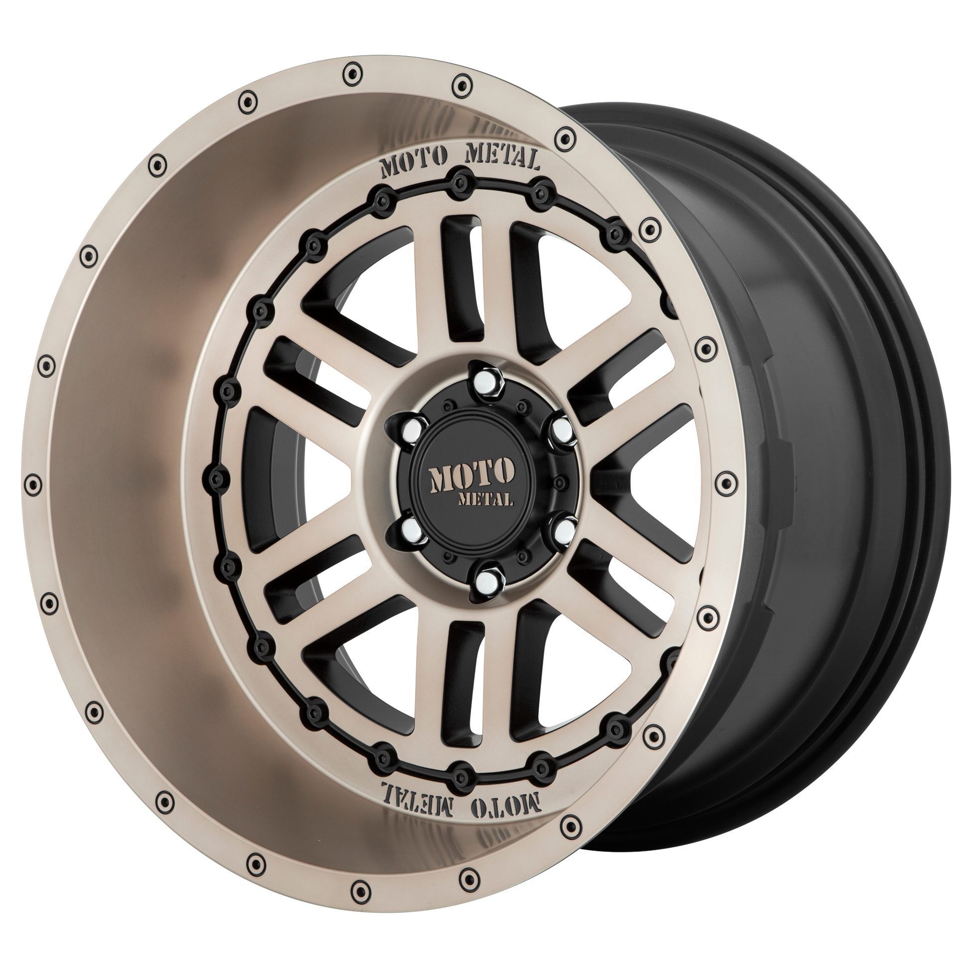 DEEP SIX 20x10 6x135.00 SATIN BLACK W/ BRONZE TINT (-18 mm) - Tires and Engine Performance