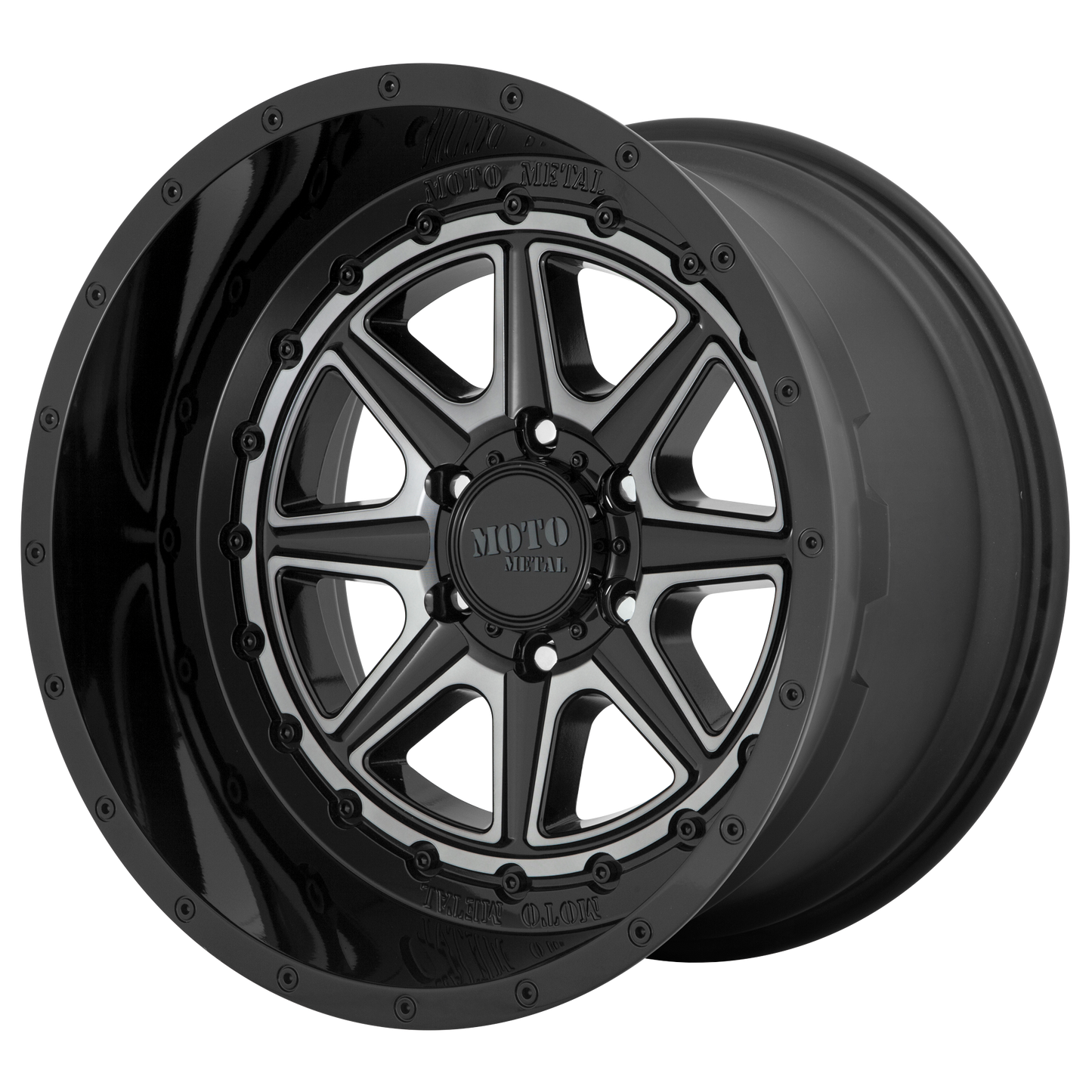 PHANTOM 22x12 8x170.00 GLOSS BLACK W/ GRAY TINT (-44 mm) - Tires and Engine Performance