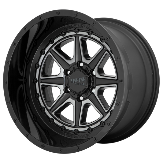 PHANTOM 24x12 8x165.10 GLOSS BLACK W/ GRAY TINT (-44 mm) - Tires and Engine Performance