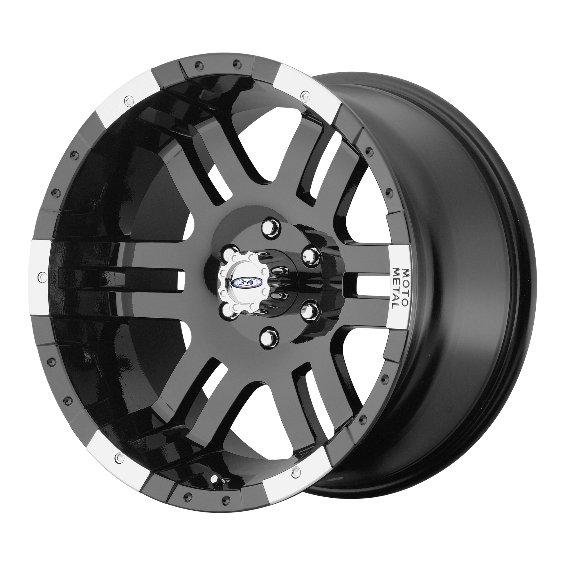 MO951 18x9 6x114.30 GLOSS BLACK MACHINED (30 mm) - Tires and Engine Performance