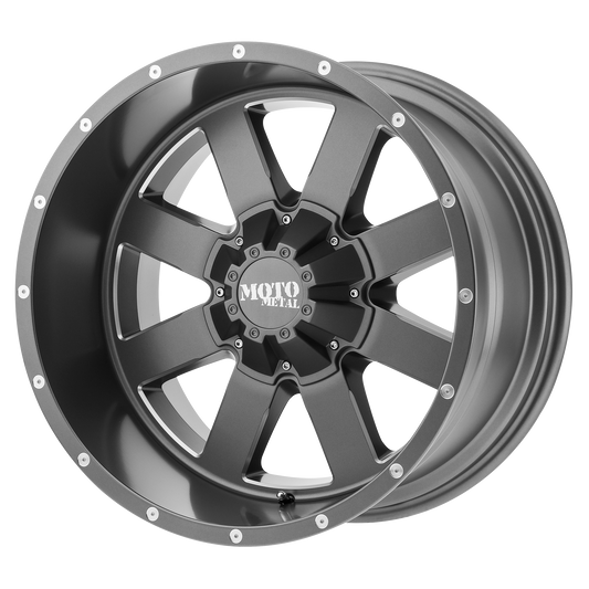 MO962 20x10 6x139.70 SATIN GRAY MILLED (-24 mm) - Tires and Engine Performance