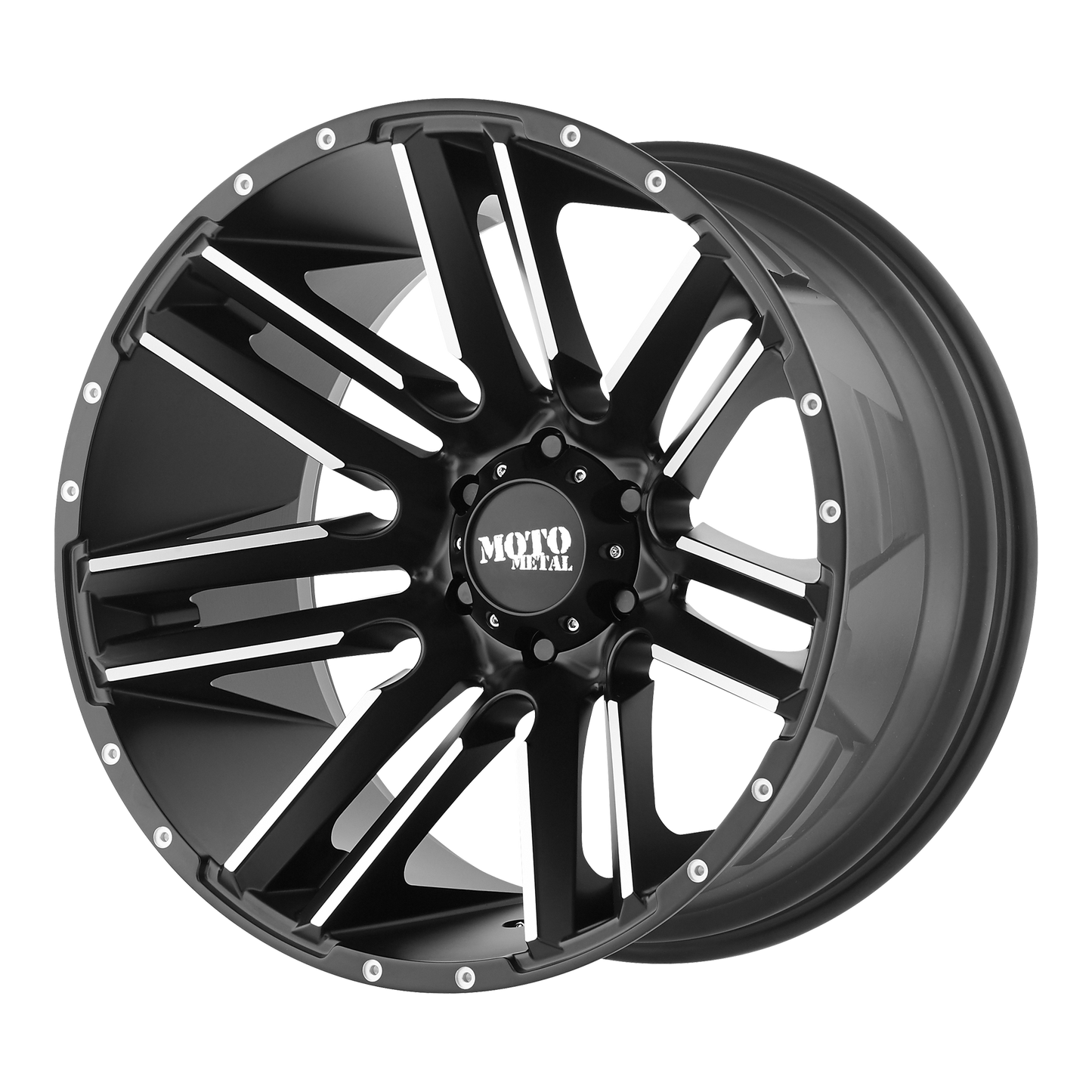 RAZOR 20x10 8x180.00 SATIN BLACK  MACHINED (-24 mm) - Tires and Engine Performance