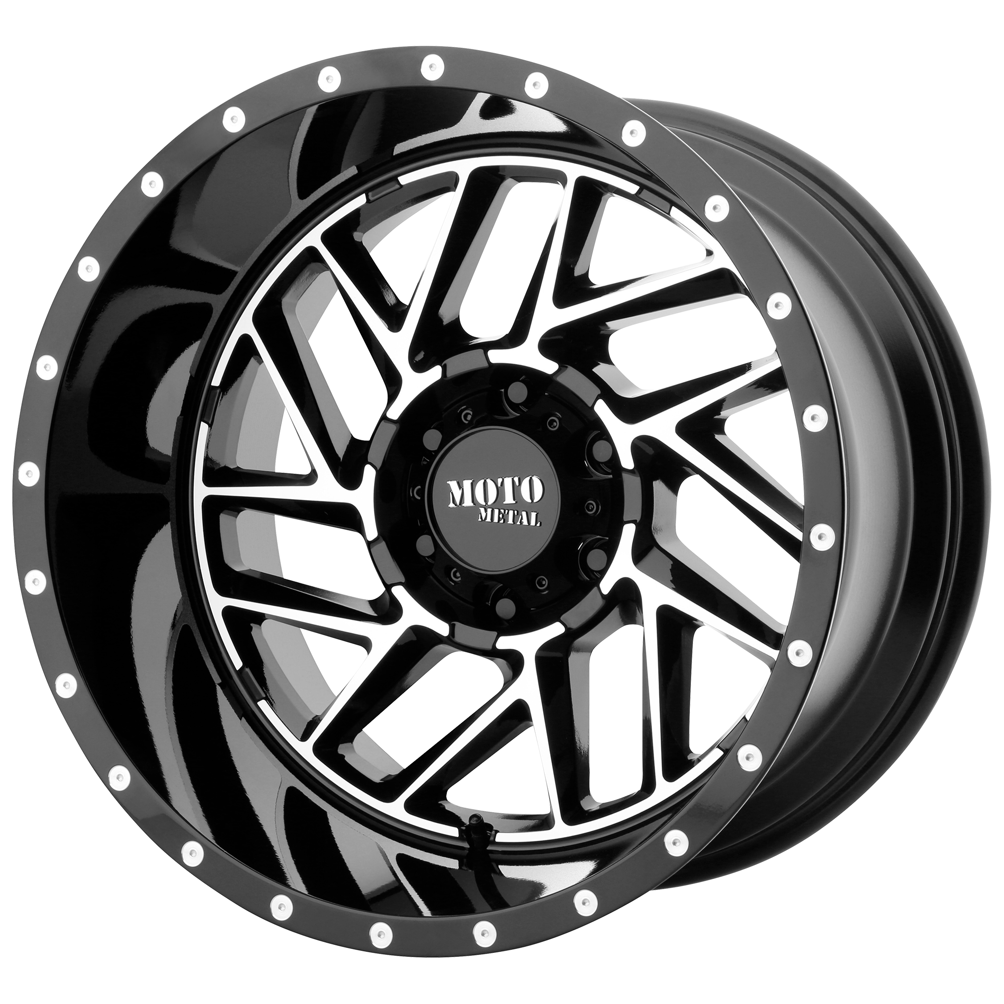 BREAKOUT 16x8 5x127.00 GLOSS BLACK MACHINED (-6 mm) - Tires and Engine Performance